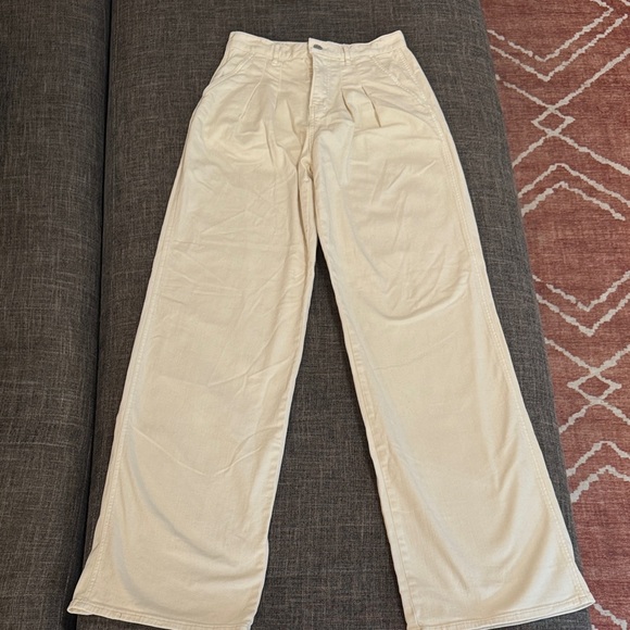 VERONICA BEARD Mia pleated high-rise wide-leg jeans - Picture 3 of 10